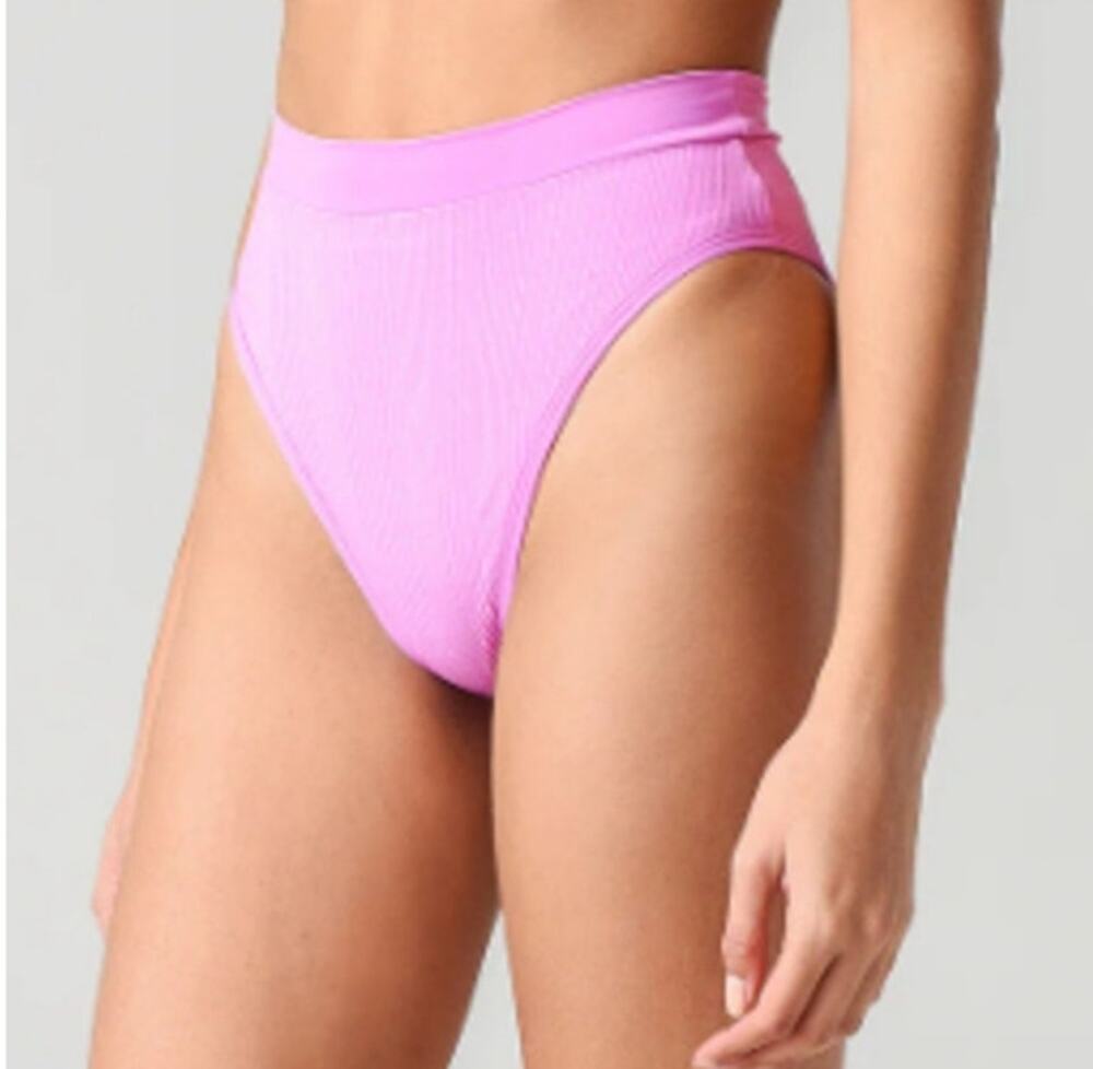 L*Space Frenchi Bikini Bottom Bitsy Cut Size XS Rosebud Pink NWOT